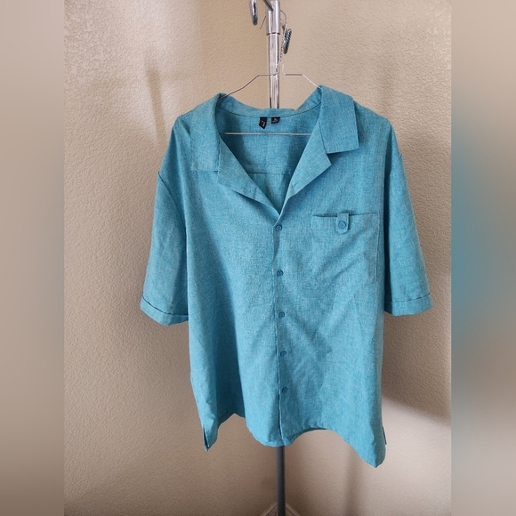Design Collective Button Up Shirt With Pocket Short Sleeve - Picture 1 of 3